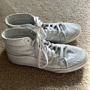 White high top vans